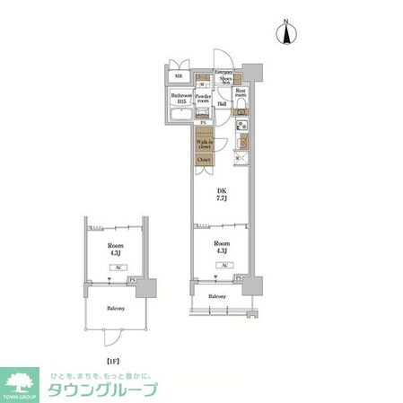 RJRプレシア蒲田の物件間取画像